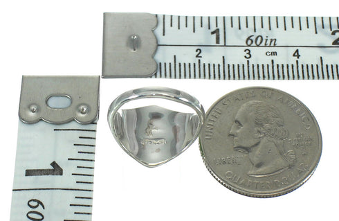 Multicolor Southwestern Sterling Silver Ring Size 8-1/4 YX74975